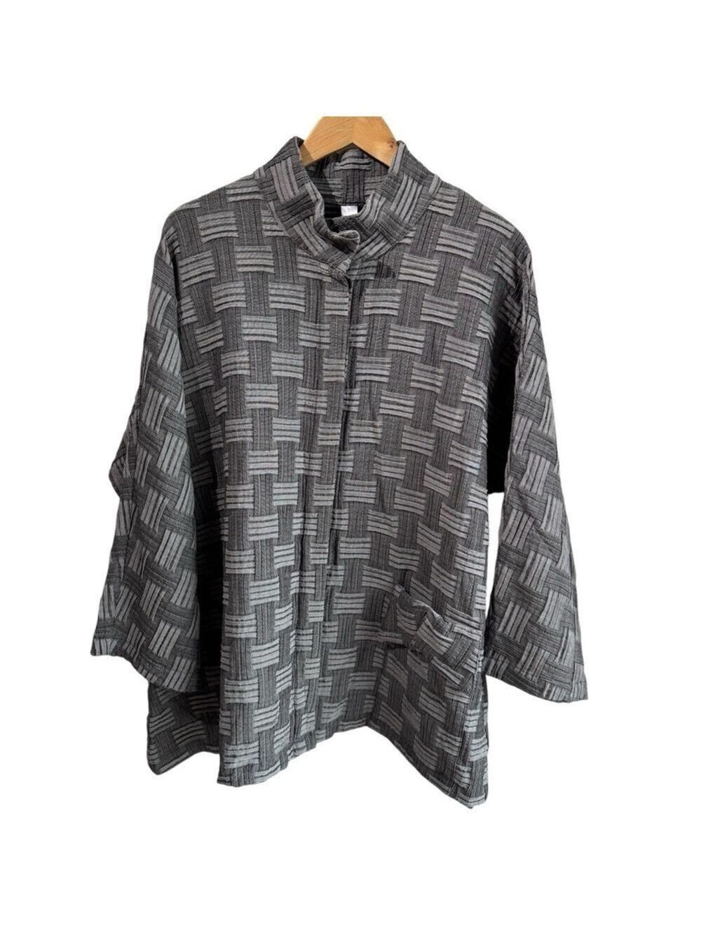 Marla Wynne Lightweight Jacket Oversized M-XL Relaxed Fit Boxy Classy Textured
